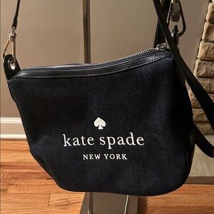 Authentic Kate Spade Denim Blue Crossbody Bag